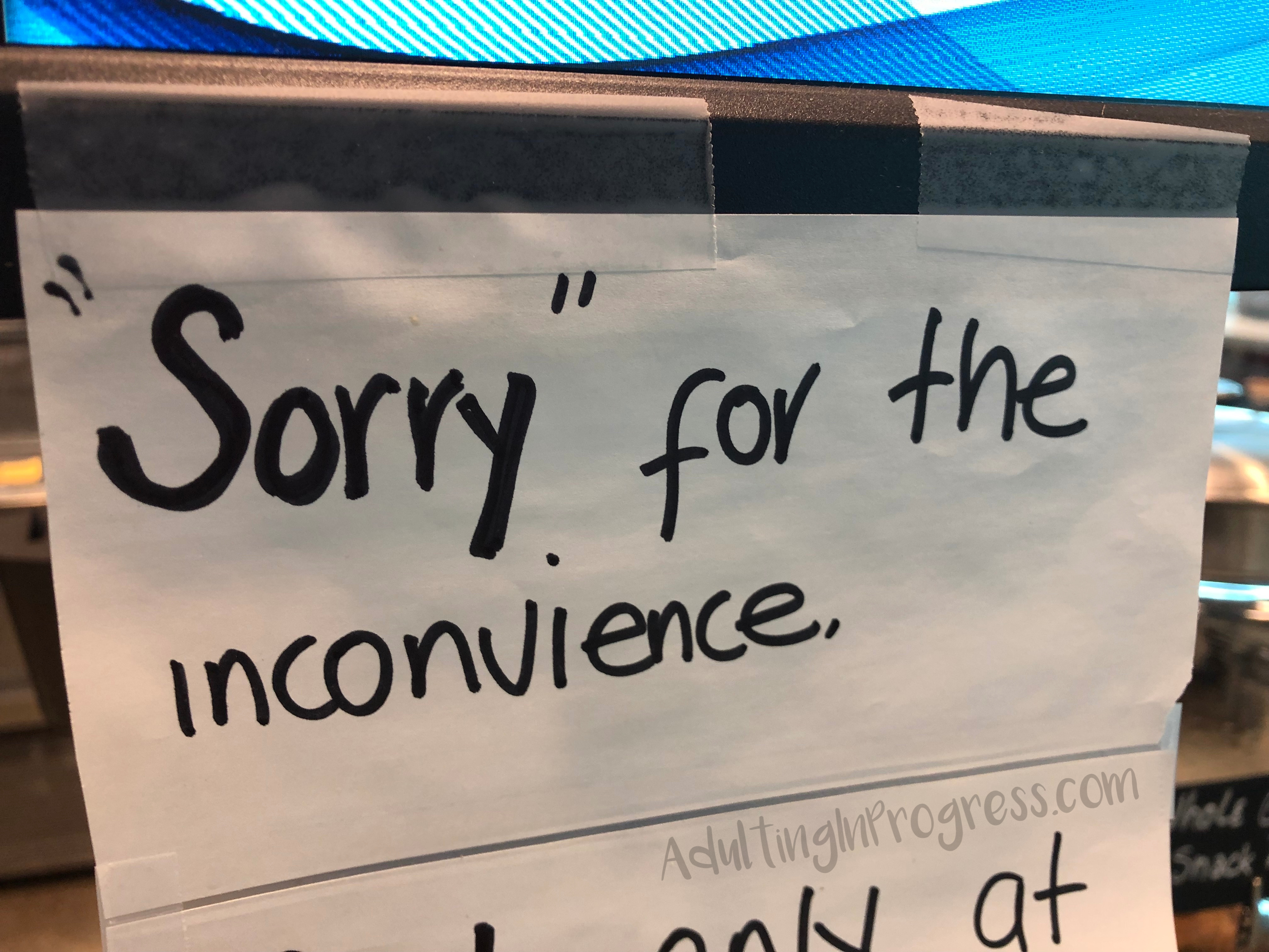 Being Polite Without Saying Sorry